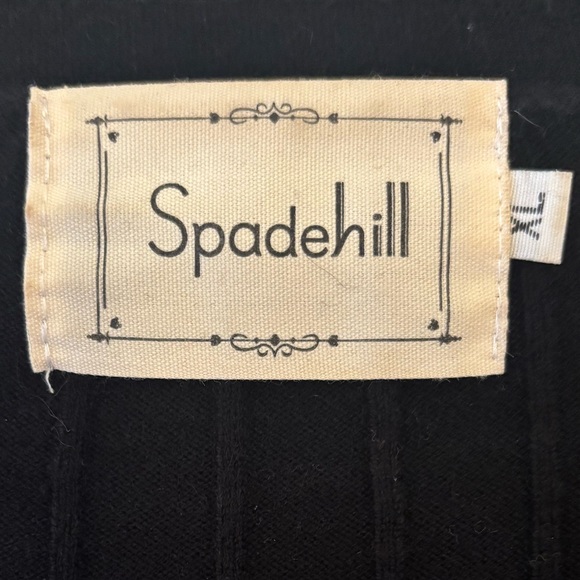 Spadehill Black Ladies XL Sweater with buttons - Picture 3 of 5